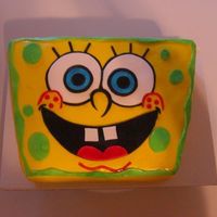 Spongebob Cake I made this for my son's 2nd birthday. He is a huge Spongebob fan. This was the first time I got to use my airbrush. I used it for the...