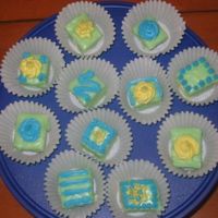 First Time Trying Petit Fours This was my first attempt at petite fours. They aren't truly Petit fours only because they are one little block of cake. I just wanted...