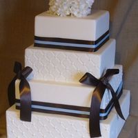 Square Wedding Cake Just another dummy!