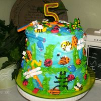 Bug Cake This was done for my little 'bug collector's' 5th birthday. I would not have been able to do this without all the wonderful...