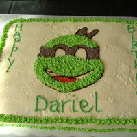 Turtle Cake My nephew's 6 b-day