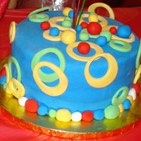 Mickey Mouse Clubhouse Colors Cake My son had a Mickey Mouse Clubhouse party, but I ran out of time to make a mickey mouse....so I just used the colors and make some silly...