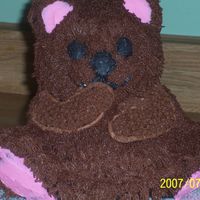 Teddy Bear Another practice cake ,this was sooo much fun to do ,It is the wilton cuddly bear cake panI used the directions tat were provided in the...