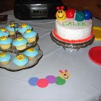Baby Einstein Cake & Cupcakes I took a level 1 cake decorating class so I could do my son's first birthday cake. In the end I used this tub toy as a cake topper. It...