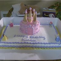 Princess Castle Cake I made this for a friend at works neice. She wanted something with Disney Princess so this is what we thought up! It was a lot of fun to...