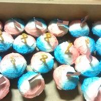 Red White Blue Cupcakes I made these cupcakes along with two cakes for my husbands military family day.