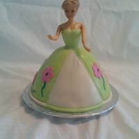 My Daughters 5Th Birthday I made this for my daughters 5th birthday. She wanted a doll cake really bad.