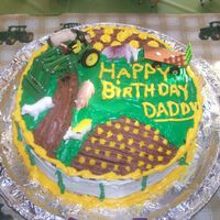 Birthday Cake My husbands John Deere birthday cake