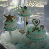 Shells Wedding Cake 