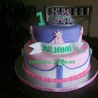 Juliana First Birthday Cake 