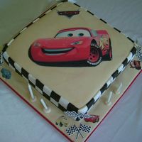 Lightning Mcqueen Cake another mcqueen cake...edible image