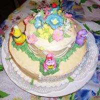 Easter Bunny Cake I made this as my finale cake from Wilton's class 3.