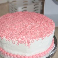 Quick Pink Cake I had a friend call last night to ask for a cake. I said sure since I wanted to play, lol! This was a quick cake to decorate. The cake is...