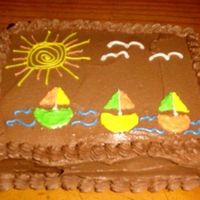 Fred's Fathers Day Cake This is a cake I made for my father who is 74 years old. He doesn't have any pictures I drew from elementary school (1960's) so I...