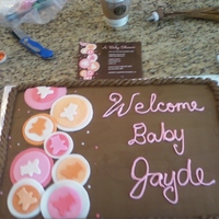 Baby Jayde For my friend's future granddaughter - matched the invitation