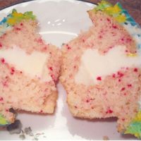 Cupcakes With Filling Just wanted to show how I fill my cupcakes with filling. I think it makes them yummy and the kids love the surprise inside.