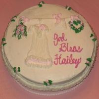 Baby Dedication Dress Made with buttercream icing. The mother was very pleased!!