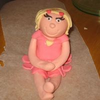 My First Fairy This is the first figure i've ever made, it's for my daughter's 5th birthday cake.