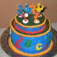 Sesame Street Birthday Cake My son's third birthday cake.