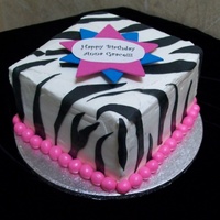 Zebra Cube Cake Zebra cube cake