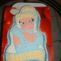 Cinderella After Bad Botex Practice cake. This is my first character pan. The face was very hard. I forget the eyebrows. The kids and I had a blast making it so that...