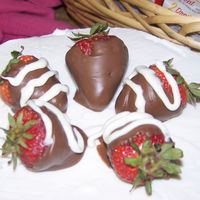 Strawberry Swirl Cake This is a strawberry swirl cake... its two 8 in cakes, between the layers there is a layer of fresh strawberrys, with BC frosting. The...