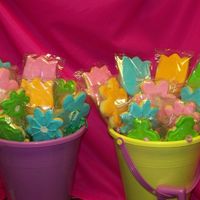 Mothers Day Cookie Baskets I made these for my Grandmother and my Great Grandmother for Mothers Day. They help me out alot, they watch my daughter while i work so...