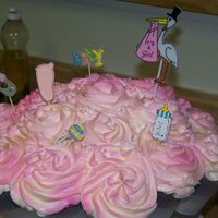 Its A Girl A cupcake bouquet i made for a friends daughter that just had a baby!!!