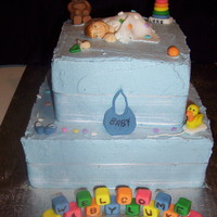 Baby Shower I made this for a friend's baby shower. Unfortunately I couldn't get more detailed, as I only had a week to get it done (other...