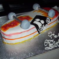 Skate Board Cake Birthday cake for friends' son's birthday.