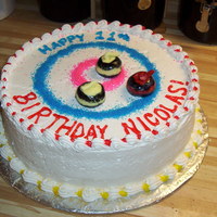 Curling Cake Made for a customer's son. Curling themed cake inspired by other cc'ers