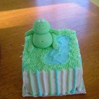 Matching Smash Cake Smash cake to go with the birthday cake.