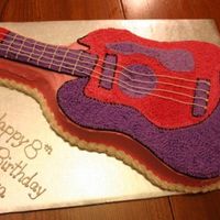 Guitar Made with the retired wilton guitar pan.