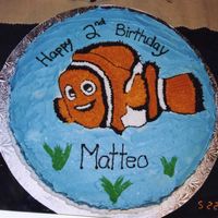Nemo This was one of my first cakes. I traced the photo from a colouring pae. I should really take a course in order to find some tricks and...