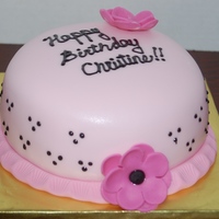 Pink And Black made this for a friend's birthday. Simple but fun