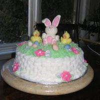 Easter 2008 My first basketweave and grass and mmf figures! Not the most original idea - thanks for the inspiration everyone! - but really fun to do...