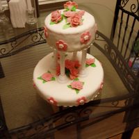 Tier My First Attempt at a tiered cake