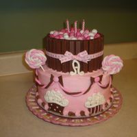 Candy Birthday This was a cake for my little girl's 2nd birthday. Everytime I asked her what kind of cake she wanted she just replied "candy&...