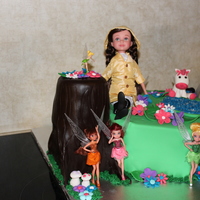 Lily Turns 5! My grandaughter was very specific on her cakke this year she wanted a Tinkerbell cake w/ all the ferrys, a unicorn and a waterfall. This is...