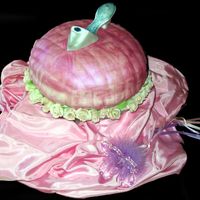 Cinderella's Slipper I made this cake for my daughter's third birthday. I had to carve out the pillow from a ten inch round (my 10 inch square walked off...