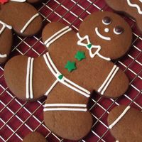 Gentleman Made with gingerbread