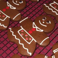 Lady Made with gingerbread