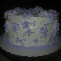 Any Occassion Cake Scratch chocolate cake, chocolate ganache filling, 7 minute frosting. I love the way this frosting smoothes on...but is really not user...