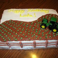 John Deere Cake All buttercream for a little boy who loves John Deere.