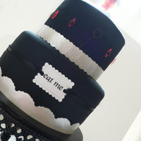 My "alice In Wonderland" Interpretation I made this "Alice in Wonderland Cake" for a "boy friend" of mine. He loves Alice and I wasn't sure how to achieve...