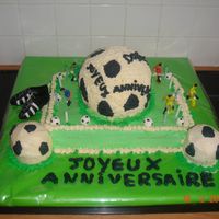 Soccer Cake simple soccer cake , chocolate cake