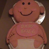 Baby Cake Fondant wrappped