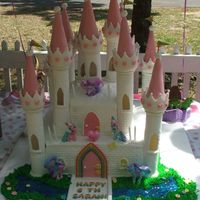 My Little Pony Castle Cake My granddaughter wanted a My Little Pony cake for her birthday. I reseached and found three things about My LIttle Pony. Rainbows, castles...