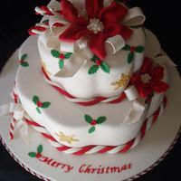 Candy Canes And Christmas This was inspired by Colette Peters Christmas Cake pictured on the cover of American Cake Decorating Nov/Dec 1995 issue. This cake is the...