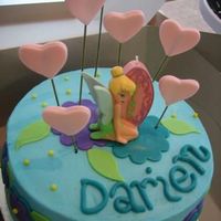 Tinkerbell Buttercream using Viva method. This cake was inspired by cc member itsasweething. Hope I did it justice.
